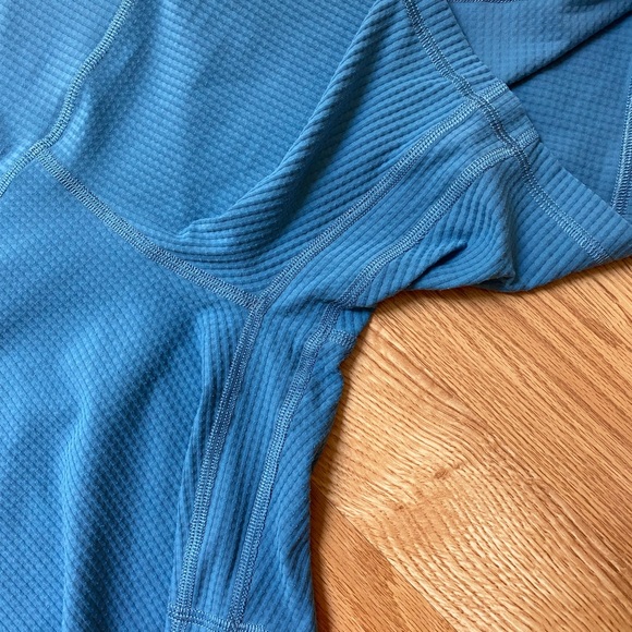 EUC Lululemon Align High-Rise Short 6" Grid texture size 6 Utility Blue - Picture 3 of 7